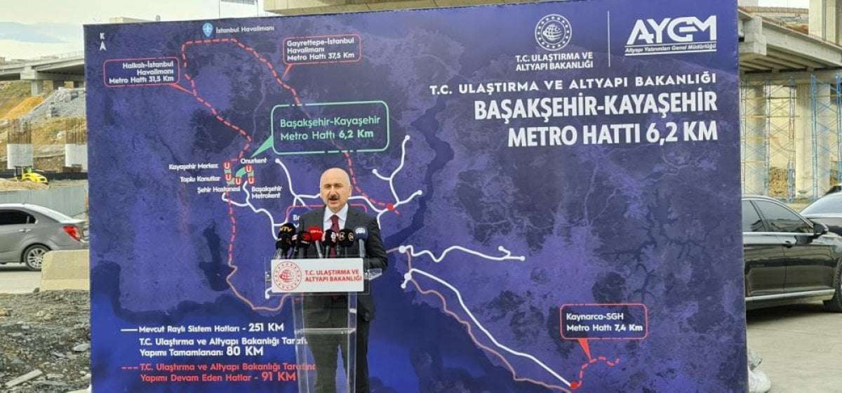 Bakırköy Marmaray ve Başakşehir Kayaşehir Metrosu İçin Tarih Verdi
