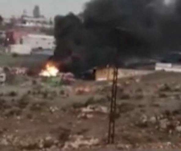 Başakşehir’de işçilerin kaldığı 4 konteyner alev alev yandı