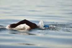 İstanbullu yüzücüler, otizm farkındalığı için 5 kilometre kulaç attı