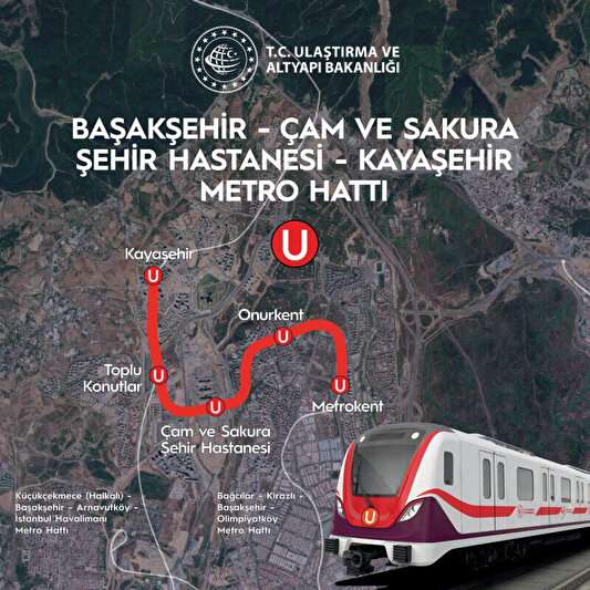 Kayaşehir Metro Hattı 1 milyona yakın kişi kullandı